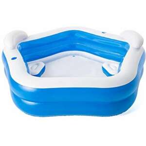 Bestway felfújható családi medence fejtámlákkal, 213x207x69cm - Bestway