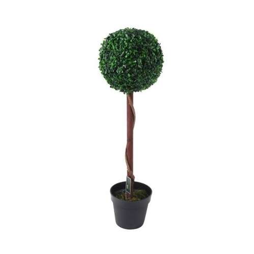 Gömb Buxus Műnövény virágcserépben 90cm #zöld 38543496