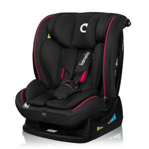 Lionelo Aart I-Size car seat, black carbon red color, 3/4 view - Stroller and Car Seat