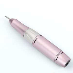 Pink electric nail grinder with USB charging, H45 model - OEM