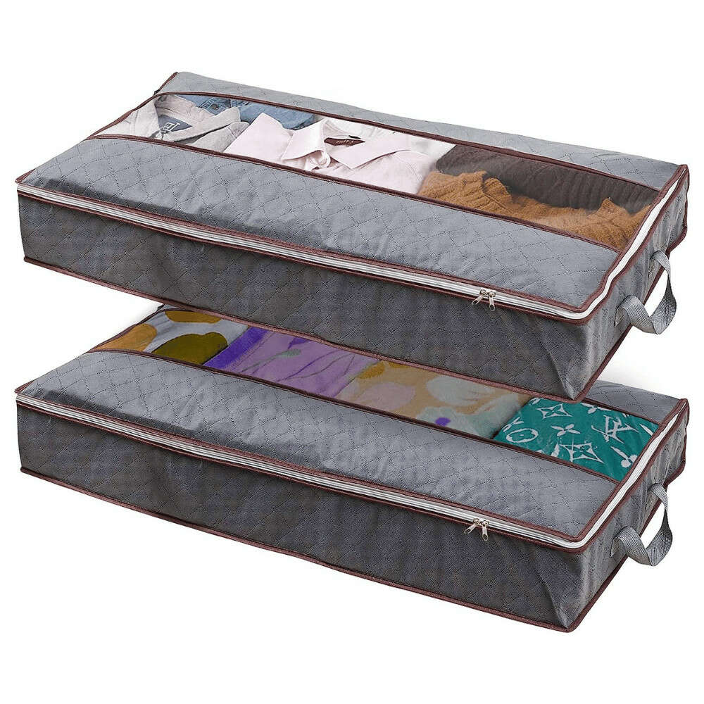 Large Capacity, Space-Saving Clothes Storage Bag, 100 L - 2 pcs