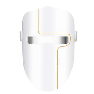MaGeCa LED light face mask, white, with gold lines - Facial care device