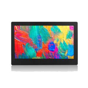 MaGeCa Digital Photo Frame, 10 inch, 1024x600 HD IPS resolution, 16:9 LED display, USB slot, SD card slot, photo/video, 2x2W speakers, on/off timer, remote control, black