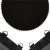 Springos 14ft Trampolin-Sprungmatte, schwarz, 88 Haken, Detail