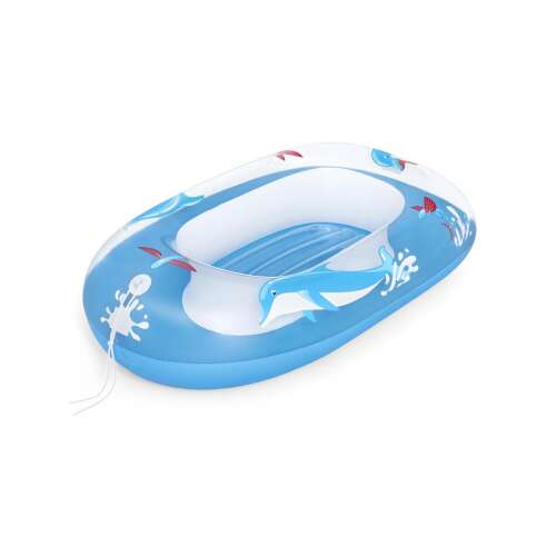 Bestway aufblasbares Babyboot mit Delfin-Design, 102x69cm