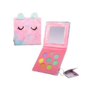 Paleta cieni do powiek Canenco Create It! z 8 kolorami, lusterkiem i uroczym pluszowym etui - Create It!