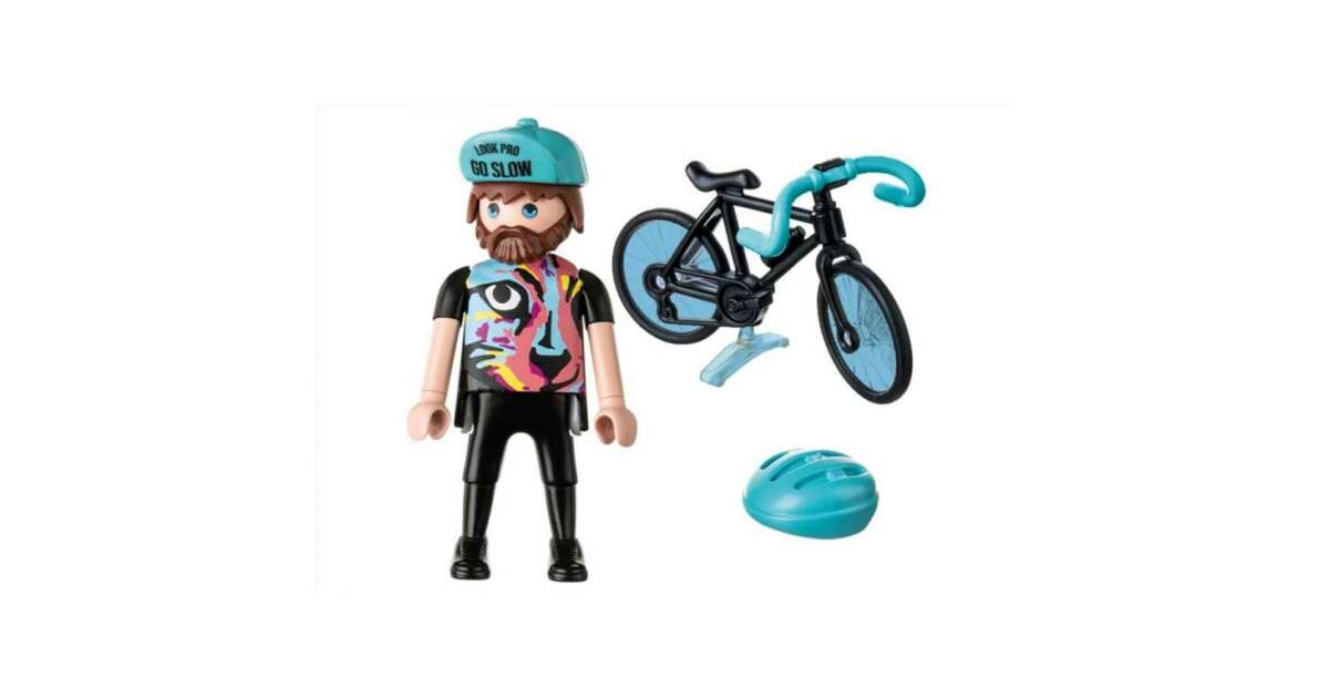 Black Friday Playmobil Playmobil 71478 Paul Le Cycliste (Avec
