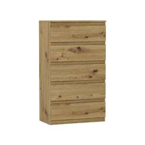 Comoda cu 5 sertare - R5 - stejar artizanal 97502888 - Babaszoba bútor