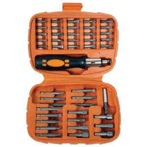 45-piece Screw Head and Socket Head Cap Screw Set, Screwdriver, Ratchet Screwdriver, Gadget, 390506 97517048 - Tool Set