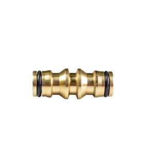 TopGarden Brass 2-way hose connector, 400408 - Irrigation