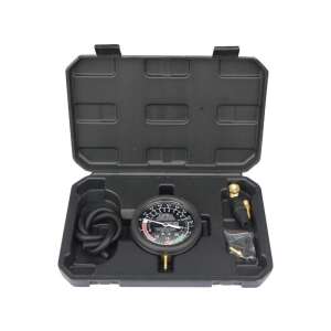 Geko 0-35 BAR pressure gauge with hose and accessories in a carrying case - Pressure gauge