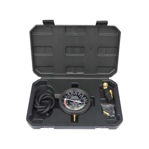 Geko 0-35 BAR Druckmessgerät mit Schlauch und Zubehör in einem Transportkoffer