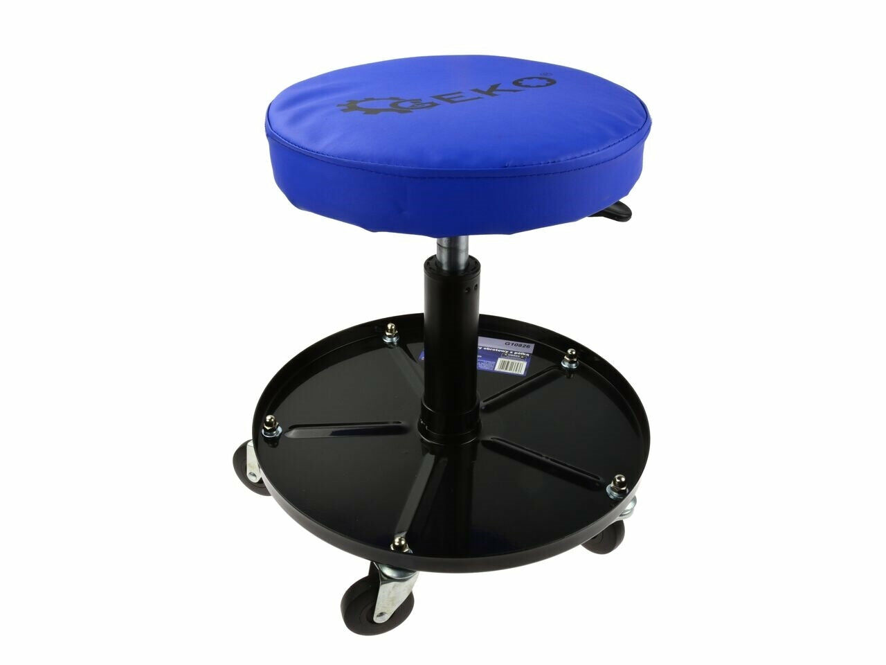 Geko G10826 Workshop Stool, Round, Height Adjustable