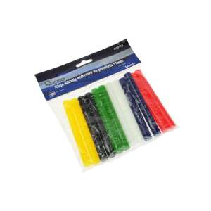 Geko G20115 Colored Silicone Glue Sticks for Soldering Iron 11mm 12 pcs