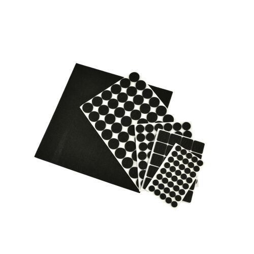 Self-adhesive Felt Protector Set, 157 pieces, Geko G29814 138828020