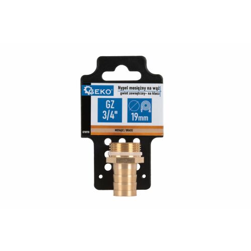 Geko - Schlauchanschluss - Messing - 19mm/3/4" 131333943