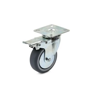 Drehrad mit PP/TPR-Bremse 50 mm oder 75 mm, DURCHMESSER: 75 mm 138552432 - Industrieräder & -rollen