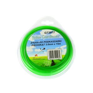 GEKO - Fűnyíró Vágóhuzal - Ötszögletű - 3mm x 15m 131334703 - Geko