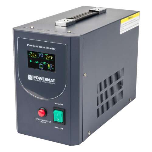 Powermat PM-UPS-500MP UPS, 400W, pure sine wave inverter, with LCD display