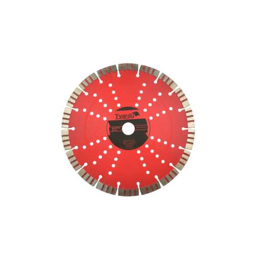 Tvardy 230mm diamond cutting disc, segmented, 12mm segments, for concrete, reinforced concrete, tile, brick, stone