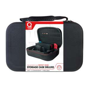 QWare Storage Case Deluxe, Nintendo Switch/Lite/OLED, Fekete, Konzol táska 97520516 - Játékkonzol táska