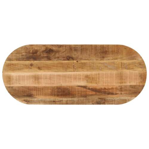 vidaXL 120 x 50 x 2,5 cm ovális mangófa asztallap - Asztallap