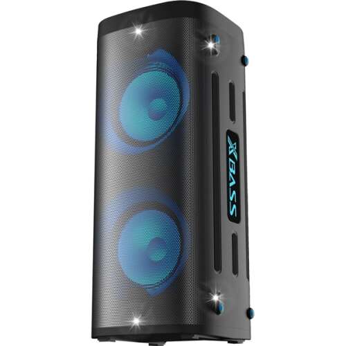 Vivax BS-1000 Bluetooth speaker, black with blue accents