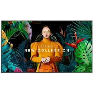 Samsung 43 inch QBC Crystal UHD 4K Signage display, showcasing a spring fashion collection - Samsung LFD Monitor