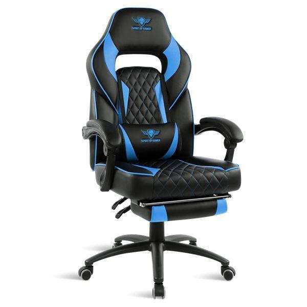 Spirit of gamer szék - mustang blue (állítható dőlés/magasság; ki...