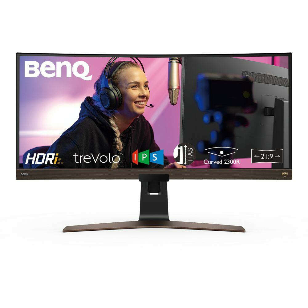 Benq monitor 37,5" - ew3880r (ívelt, ips, 21:9, 3840x1600, 4ms, 3...