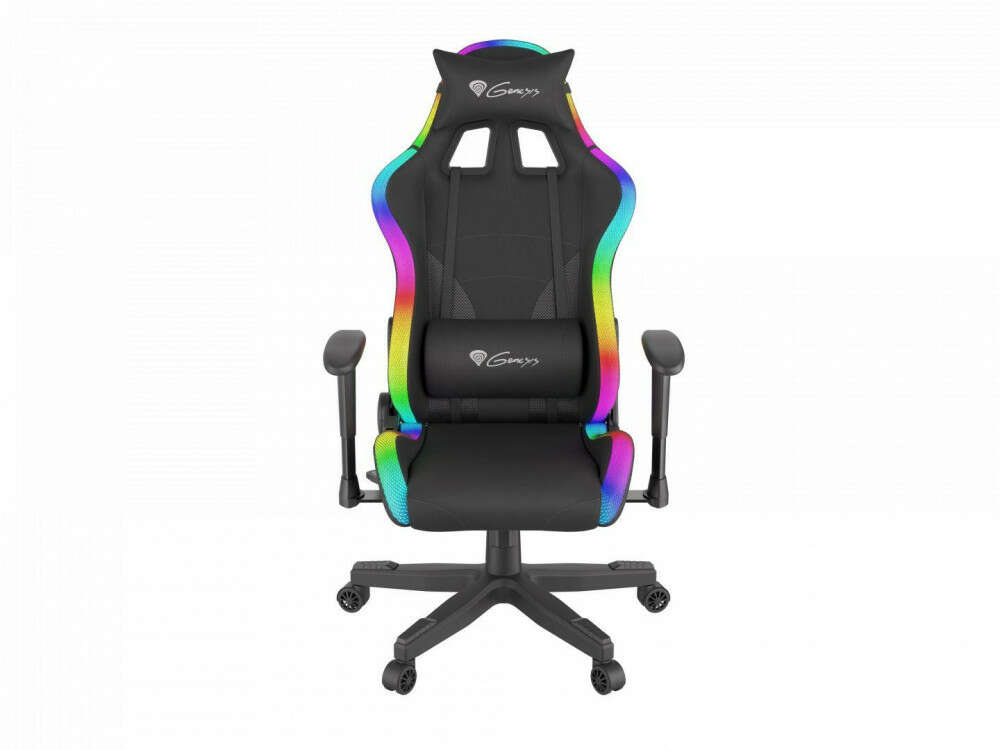 Natec genesis trit 600 rgb gaming chair black