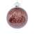 Világító gömb karácsonyfára – ledfényes fenyődísz, vörös 71322850}