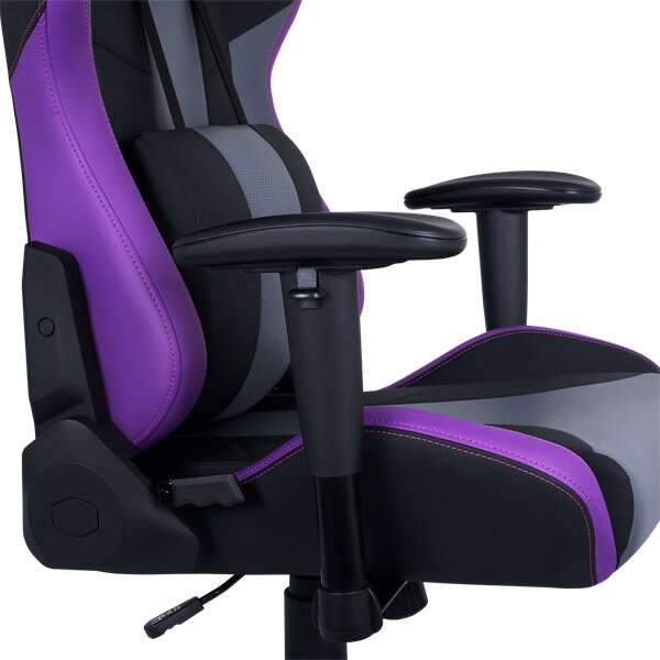Gcn cooler master caliber r3 gaming szék - fekete/lila