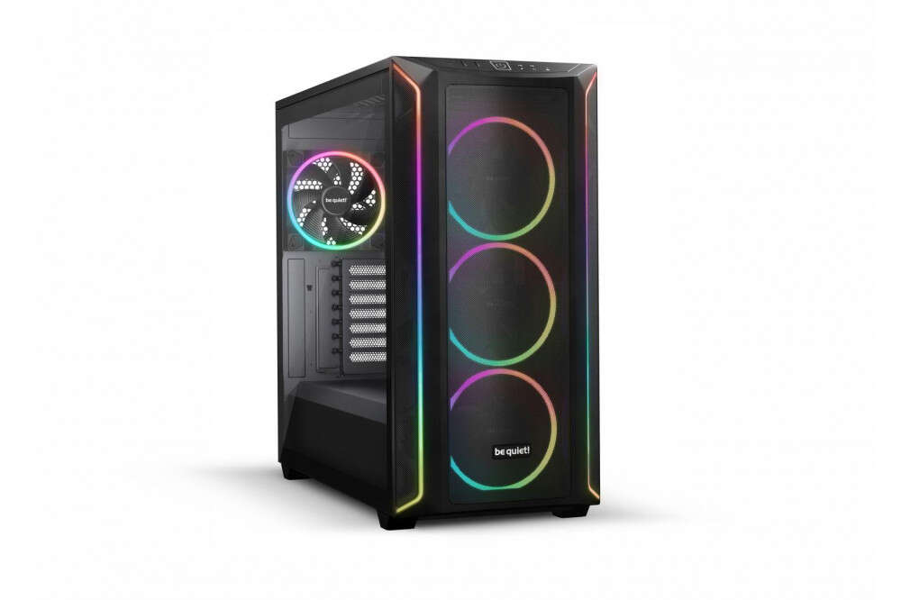 Be quiet! shadow base 800 fx tempered glass fekete