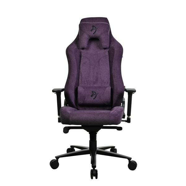 Arozzi vernazza soft fabric gaming chair purple