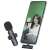 Microfon wireless pentru telefon, vlog, interviu, streaming live, cu conector Type-C, negru