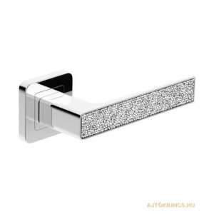 Mânere de ușă Glamour cu incrustații de cristal, finisaj crom - Construcții și renovări