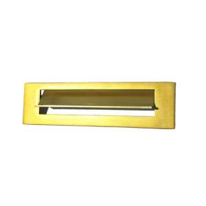 Alu Levélbedobó Kicsi F3 (Arany) (Kv) Briefkasten, gold, klein, Briefschlitz - Perfekto