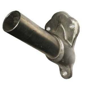 Aluminum flagpole holder with 3-point mounting - Gomboss