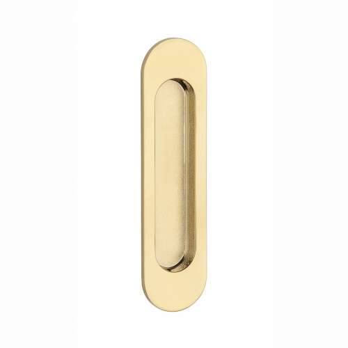 Aprile 7040 Oval Sliding Door Handle Polished Gold PVD 97559263