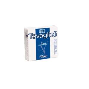 Paperblue 50 darabos fehér 2 rétegű szalvéta, 33 x 33 cm - Paperdi