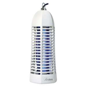 ARDES 6S09W elektromos rovarcsapda, fehér, UV lámpa, elektromos rács, rovargyűjtő, energiatakarékos, beltéri használatra, 40 m2 hatótávolság - Ardes