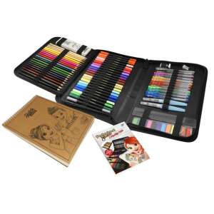 BUKI Professional Studio Zeichenset, Malset für Kinder, Stifte, Marker, Kreiden, Wasserfarben, Skizzenbuch, Etui - Schreibwaren-Sets