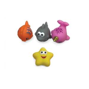 Magni fürdőjáték szett 4 tengeri állattal fényeffekttel, fürdőjátékok gyerekeknek, fürdőidő szórakozás - Magni