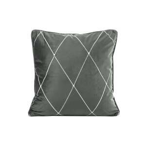 Margo Pierre Cardin világoszürke bársony párnahuzat gyémánt mintával - Pierre Cardin