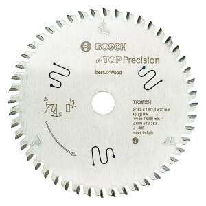 Bosch Top Precision 165mm 56T Disc Saw Blade pentru materiale multiple - Bosch Accesorii fierăstrău circular manual