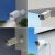 Reolink P430 smart IP bullet camera collage showing day and night vision