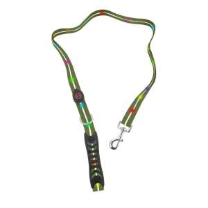 Doggy Village MT7122 LED Smycz dla psa - Zielony - Trzymanie kotów