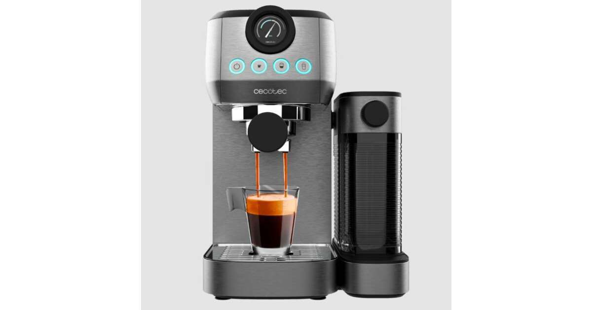 Cecotec power espresso 20 steel pro latte fflautomata kávéfőző