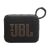 Angled view of JBL Go 4 Black Portable Speaker